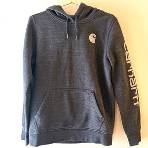 Carhartt Men's Dark Gray Hoodie Sweater, Size S